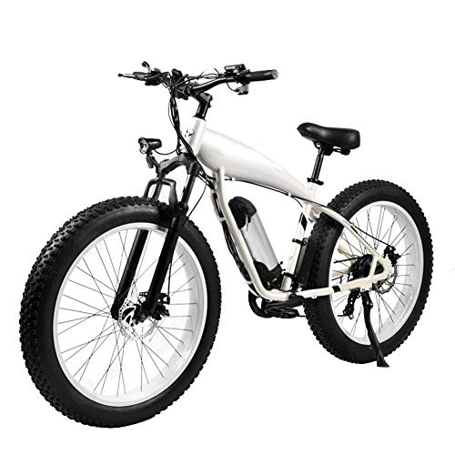Bicicletas de montaña eléctrica : N / A Centro Comercial Bicicleta eléctrica para los Adultos 26"batería extraíble Fat Tire Bicicleta de montaña Bicicleta eléctrica de Litio eléctrica de la batería extraíble Potente Motor y.