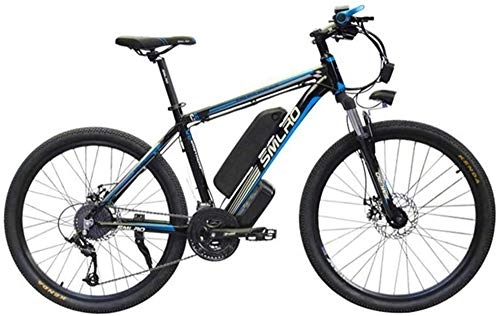 Bicicletas de montaña eléctrica : RDJM Bici electrica, Bicicleta eléctrica de Iones de Litio Asistida Montaña de la Bici Adulta del Viajero Aptitud 48V de Gran Capacidad de la batería de Coche, 1