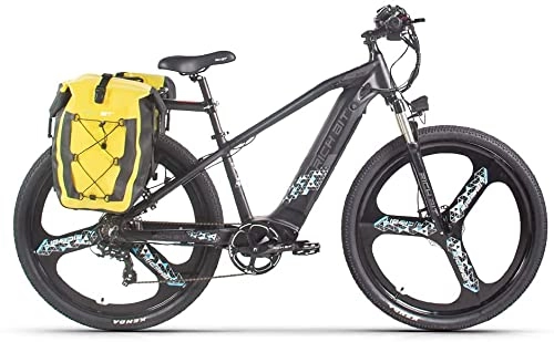 Bicicletas de montaña eléctrica : RICHBIT-520 Bicicleta eléctrica, Bicicleta de montaña eléctrica para Adultos con Freno de Disco hidráulico de 29 '' con batería de Iones de Litio de 48 V / 10 Ah, Shimano de 7 velocidades