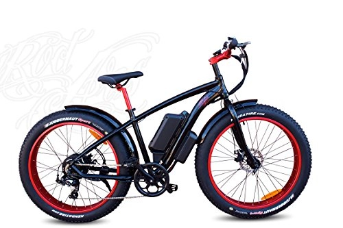 Bicicletas de montaña eléctrica : Rodars Bicicleta eléctrica de Montaña Fat MTB eBike Pedelec Fatbike Spirit 250W 36V 11Ah Samsung 25km / h Autonomía 45-60km