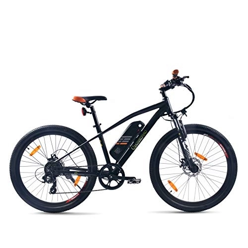 Bicicletas de montaña eléctrica : SachsenRad Bicicleta eléctrica de montaña R6 de E-Racing, 500 Wh, 13, 4 Ah, 26 pulgadas