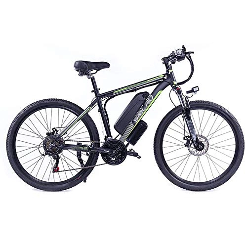 Bicicletas de montaña eléctrica : SXZZ Bicicleta Eléctrica, E-Bike Montaña De 26 '' con Luz LED, Bicicleta Eléctrica De 21 Velocidades con Batería Extraíble De Iones De Litio De Gran Capacidad, para Hombres Y Mujeres, A
