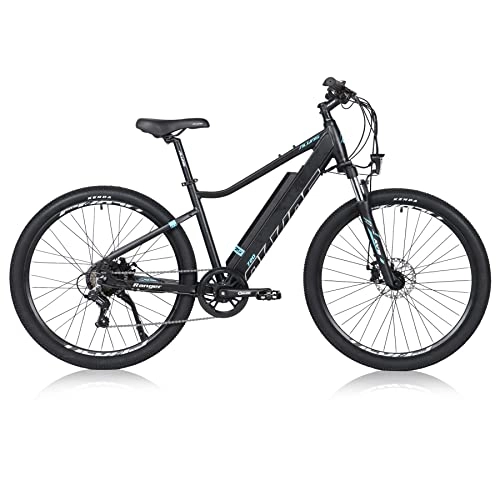 Bicicletas de montaña eléctrica : TAOCI Bicicletas eléctricas para hombres, 27.5 "36V de aluminio aleación Shimano 7 velocidades Batería extraíble de 12.5AH La bici de montaña trabajar de cercanías para