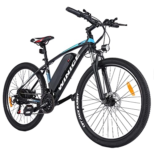 Bicicletas de montaña eléctrica : Wince Bicicleta eléctrica e-Bike, 27.5 Pulgadas e-Bike Bicicleta de montaña / batería de Litio extraíble de 36V 10.4AH / Palanca de Cambios Shimano de 21 velocidades