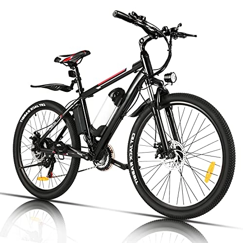 Bicicletas de montaña eléctrica : WIND SPEED Bicicleta Eléctrica 250W Ebike MTB Electricas Montaña 26 Pulgadas con Batería Extraíble 36V / 8AH Cambio Shimano 21 Velocidades Bici Electrica Adulto