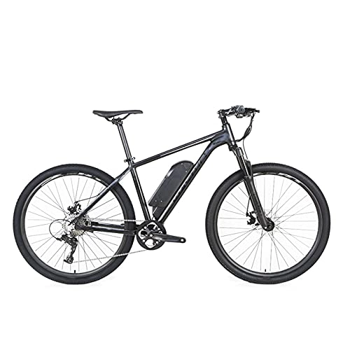Bicicletas de montaña eléctrica : YIZHIYA Bicicleta Eléctrica, E-Bike de Velocidad Variable para Adultos, 3 Modos de Trabajo Ebike, Motor de 250W 36V 10Ah, Freno de Disco mecánico de tracción por Cable, Black Gray, 27.5 Inches