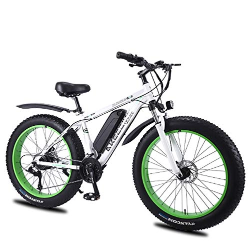 Bicicletas de montaña eléctrica : YQ&TL Bicicleta eléctrica e-Bike de 26 Pulgadas con 8 Ah, Bicicleta de montaña Moto de Nieve de 27 velocidades Bicicleta eléctrica con Motor de 350 W Vehículo eléctrico 4.0 con batería de Litio B