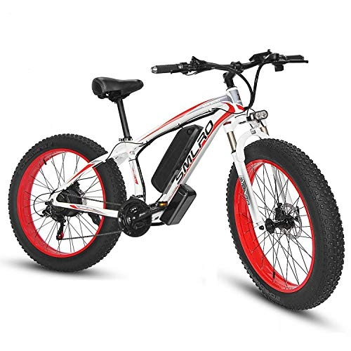 Bicicletas de montaña eléctrica : ZHAOSHOP Bicicleta Electrica, 16''x4.0'' Neumticos Aleacin de Aluminio 750W E-Bike 13AH Batera con neumtico a Prueba de Golpes Mountain Ebike