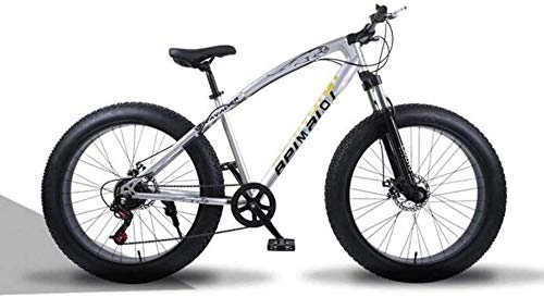 Bicicletas de montaña Fat Tires : Bicicletas BMX Montaa 26 pulgadas Fat Tire hardtail bicicleta de montaña de doble bastidor de suspensin y la suspensin Tenedor de bicicletas todo terreno de los hombres y mujeres adultos 5-29