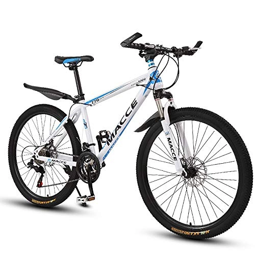 Bicicletas de montaña Fat Tires : FCHJJ Bicicleta De Montaña 26" 21 / 24 / 27 Velocidad Fat Bike Horquilla De Suspensión Bloqueable Cuadro De Acero con Alto Contenido De Carbon Apto para Adultos