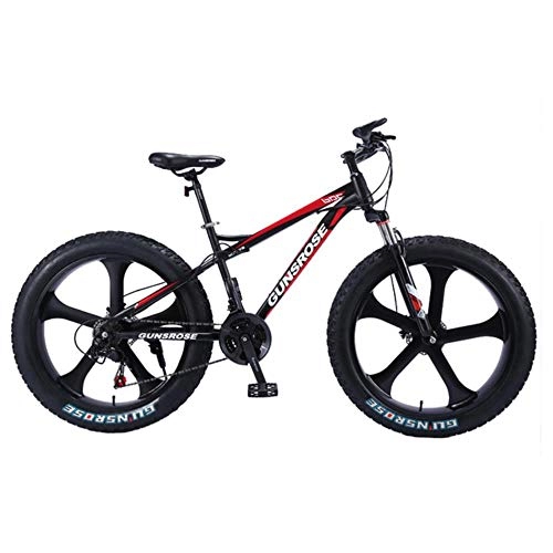 Bicicletas de montaña Fat Tires : GuiSoHn - Rueda de 5 cuchillos de acero al carbono para adultos, de 26 pulgadas, color GuiSoHn-514687930., tamaño talla única