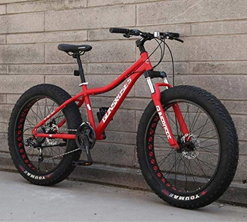 Bicicletas de montaña Fat Tires : Las bicicletas de montaña de 26 pulgadas, suspensión delantera Fat Tire motos de nieve, marco de suspensión dual y la suspensión Tenedor todo terreno de los hombres de montaña de la bicicleta for adul