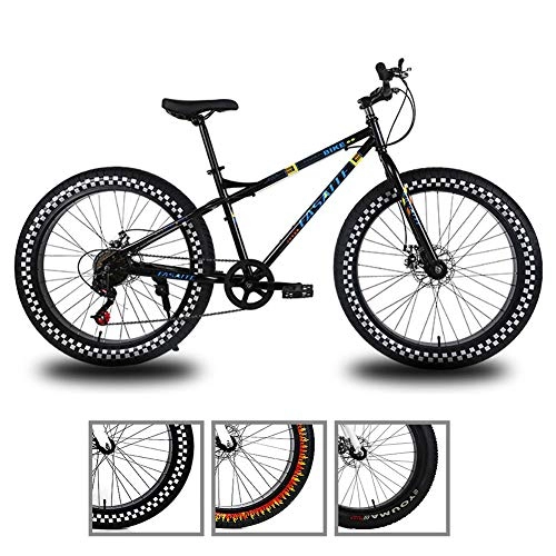 Bicicletas de montaña Fat Tires : LDLL Fat Tire Bicicletas de montaña, 4.0 Neumático Grande Bici Fat Bike, rígidas Todo Terreno Bicicleta para Adultos MTB