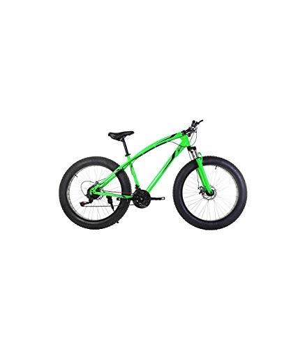 Bicicletas de montaña Fat Tires : Riscko Fat Bike Bicicleta Todo Terreno Bep-011 Cambio Shimano Verde Fluor