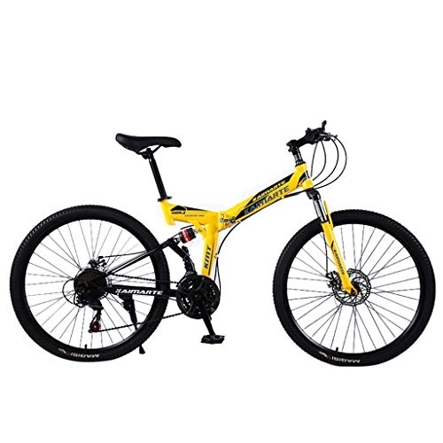 Bicicletas de montaña plegables : Bicicleta De Montaña Carretera Plegable BMX Adulto Specialized 24Pulgadas Elocidad Ajustable Mini Ligero Portátil Bicicleta