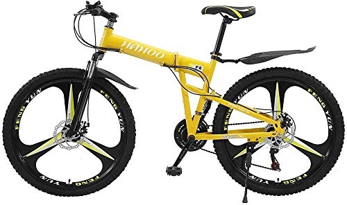 Bicicletas de montaña plegables : Bicicleta de montaña y bicicleta de carretera de 26 pulgadas Bicicletas BMX plegables Bicicleta para estudiantes masculinos y femeninos Velocidad variable Freno de disco doble Bicicleta para adultos