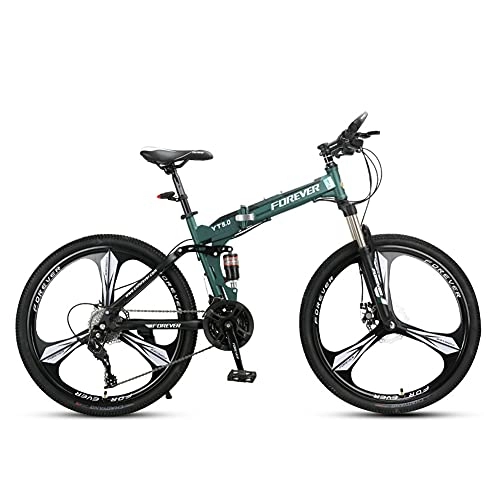 Bicicletas de montaña plegables : GWL Bicicleta Plegable para Adultos, 26 Pulgadas Bike Sport Adventure - Bicicleta para Joven, Mujer Mountain Bike, Aluminio, Unisex Adulto / A / 27speed