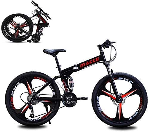Bicicletas de montaña plegables : Jjwwhh Bicicletas de Plegable 20 Pulgadas Amortiguador portátil Boy Adultos y Chica de la Bicicleta de la Bicicleta / B