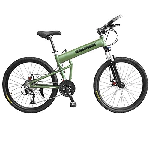 Bicicletas de montaña plegables : LNX Bicicleta de montaña Plegable para Adultos - 27 / 30 Velocidad - Bicicleta con Freno de Disco Doble (26 Pulgadas)