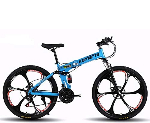 Bicicletas de montaña plegables : Plegables Bicicletas BMX Crucero De Carretera Montaa Hbridas Autoequilibriopaseo 24 / 26 Pulgadas Adecuado para 145-185 Cm Altura (24 Inch / 24 Speed, G)