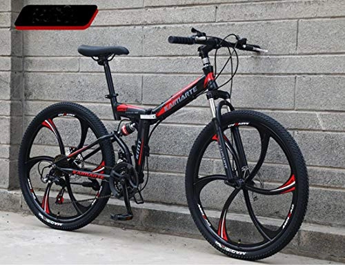 Bicicletas de montaña plegables : Plegables Bicicletas BMX Crucero De Carretera Montaa Hbridas Autoequilibriopaseo Cycling-Equipment 24 / 26 Pulgadas Adecuado para Los 165-195CM Altura (24 Inches * 21 Speed, O)
