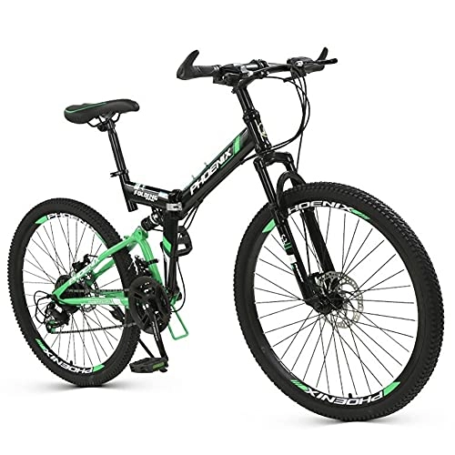 Bicicletas de montaña plegables : ROYWY Bicicleta Plegable para Adultos, Bicicleta De Montaña De 26 Pulgadas, Velocidad Variable, Unisex Adulto, Mujer Mountain Bike / B