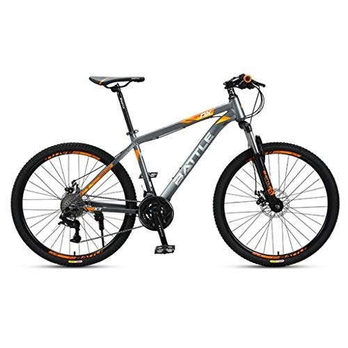 Bicicletas de montaña : Bicicleta de Montaña, Bicicleta de montaña, bicicletas de aleación de aluminio duro-cola, doble disco de freno y suspensión delantera, de 26 pulgadas de radios de la rueda, velocidad 27 ( Color : B )