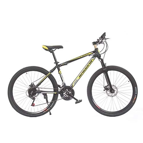 Bicicletas de montaña : Bicicleta De Montaña Boy Outdoor Travel Bike, 20 Pulgadas City Road Bicicleta Bicicleta De Estilo Libre Black Yellow