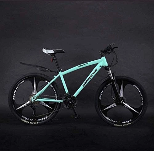Bicicletas de montaña : Bicicleta de montaña para pintura, PVC y todos los pedales de aluminio y agarre de goma, marco de aleacin de aluminio, freno de disco doble para bicicleta BXM, color A, tamao 21 speed