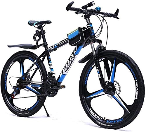 Bicicletas de montaña : Bicicleta de montaña Rueda de radios de Cambio Una Rueda Doble Freno de Disco 26 Pulgadas Blue-26 Inches-26_Inches_Blue