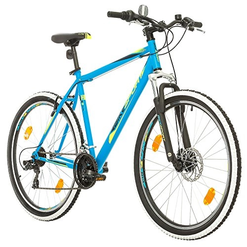 Bicicletas de montaña : BIKE SPORT LIVE ACTIVE Bikesport Thunder Bicicleta de montaña Tamaño de Rueda 27" Shimano 21 velocidades (Azul Mate, XL)
