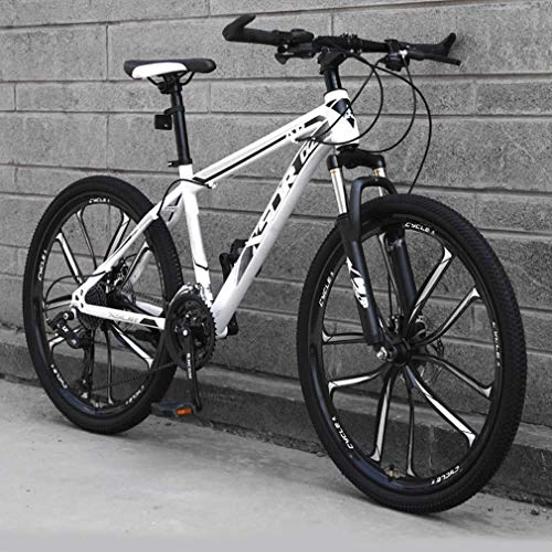 Bicicletas de montaña : Bike Variable Adultos Bicicletas Flying Ligera Off-Road Bicicletas De Montaa Velocidad, Bicicletas Fuerte Moto Ciudad Doble Freno De Disco De Aleacin De 24 Pulgadas Ruedas