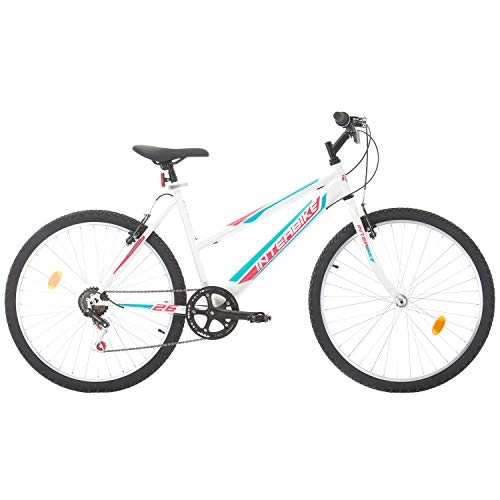 Bicicletas de montaña : Bikesport ENERGY Bicicleta de montaña para mujer, rueda 26 pulgadas, Shimano 21 velocidades ENTREGA ANTES DE NAVIDAD, HASTA 4-6 DAS LABORALES (Brillo azul)