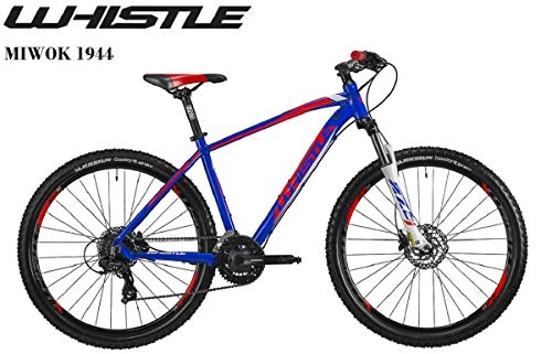 Bicicletas de montaña : ciclos puzone Whistle miwok 1944 Gama 2019 , Blue- Neon Red, 35 CM - XS