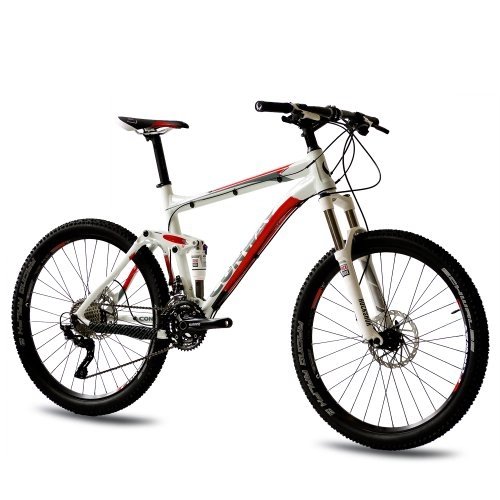 Bicicletas de montaña : Conway '26pulgadas Mountain Bike Bicicleta qe600ef aluminio con 30velocidades DEORE XT 48cm blanco rojo UVP 1699, 95euros de: 66, 0(26pulgadas)