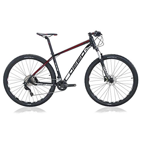Bicicletas de montaña : DEED Flame 291 - Freno de Disco hidrulico para Hombre, 45 cm, Color Blanco y Negro