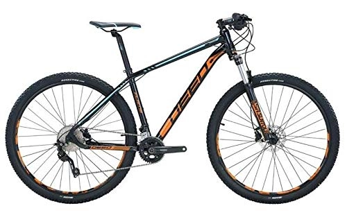 Bicicletas de montaña : DEED Flame 292 - Freno de Disco hidrulico para Hombre (50 cm), Color Negro y Naranja