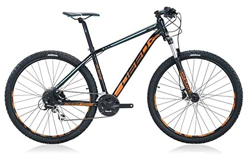 Bicicletas de montaña : DEED Flame 293 - Freno de Disco hidrulico para Hombre (40 cm), Color Negro y Naranja