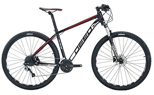 Bicicletas de montaña : DEED Flame 293 - Freno de Disco hidráulico para Hombre, 45 cm, Color Blanco y Negro