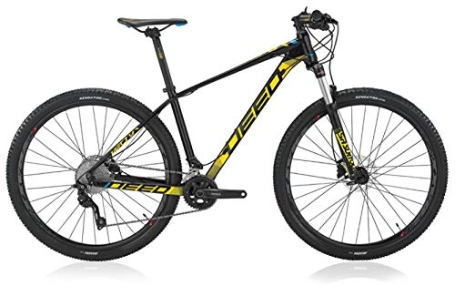 Bicicletas de montaña : DEED Vector 295 - Freno de Disco hidráulico para Hombre (40 cm), Color Negro y Amarillo
