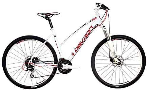 Bicicletas de montaña : Devron Riddle LH1, 7 - Freno de Disco (46 cm), Color Blanco