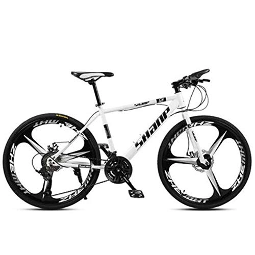 Bicicletas de montaña : Engranajes de Bicicleta de montaña para Hombre Frenos de Disco Doble MTB de suspensión Completa Ruedas de 26 Pulgadas Aire Libre Unisex Adulto