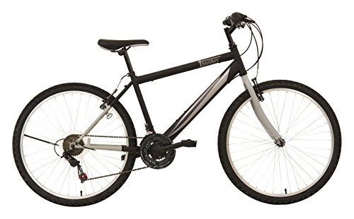 Bicicletas de montaña : F.lli Schiano Thunder - Bicicleta de montaña para Hombre, 18 velocidades, Color Negro / Gris, Cambio Shimano, Rueda 26