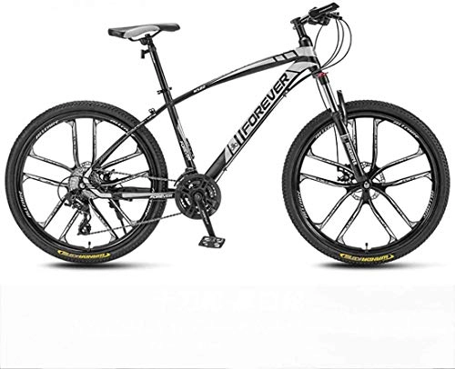 Bicicletas de montaña : GQQ Bicicleta de Montaa 21 / 24 / 27 / 30 Velocidad Sistema de Freno de Disco Doble Ruedas de Bicicleta de Velocidad Variable 27, 5 Pulgadas, C1, 30, A2