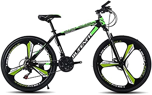 Bicicletas de montaña : La nueva bicicleta de montaña de 26 pulgadas 27 velocidades desviador trasero delantero y trasero frenos de disco suspensión Premium Cross-Country Mountain Bike para hombres y mujeres