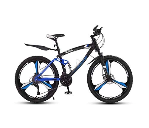Bicicletas de montaña : LUO Bicicleta, Bicicleta de montaña de 24 pulgadas para hombres adultos, Bicicleta urbana de acero con alto contenido de carbono para estudiantes, Bicicletas de playa para nieve con freno de disco do