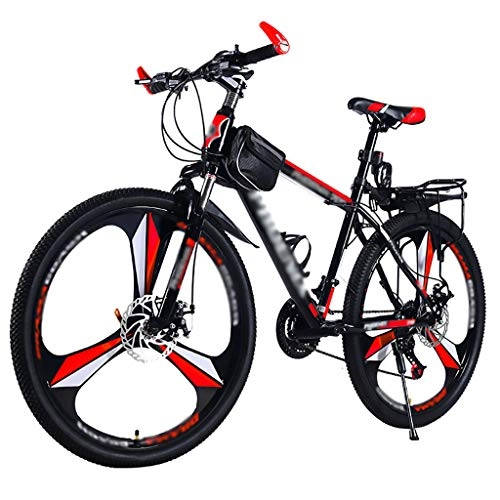 Bicicletas de montaña : LWZ Bicicleta de montaña de 26 Pulgadas MTB 24 velocidades Cambio de Marchas Absorción de Golpes Niños Bicicletas de Carretera de Acero de Alto Carbono