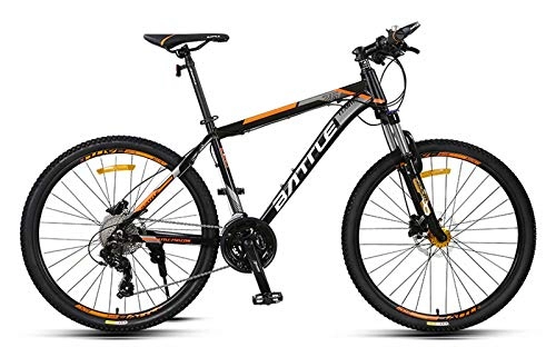 Bicicletas de montaña : LXC Bicicleta De Montaa De 26 Pulgadas Bicicleta 27 Marco De Aleacin De Aluminio De Velocidad Variable Bicicleta De MTB para Hombres Y Mujeres Adultos Todoterreno Bicicleta, Negro