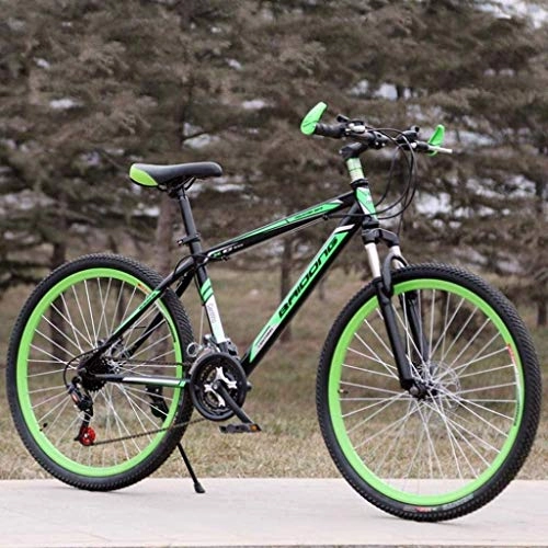 Bicicletas de montaña : MJY Bicicleta Bicicleta de montaña de 26 pulgadas, Bicicleta de cola dura de acero con alto contenido de carbono, Asiento ajustable para bicicleta todoterreno, Marco de acero con alto contenido de ca