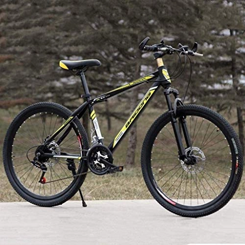 Bicicletas de montaña : MJY Bicicleta Bicicleta de montaña de 26 pulgadas Bicicleta de cola dura de acero con alto contenido de carbono Bicicleta de montaña Bicicleta de montaña Marco de asiento ajustable Absorción de doble